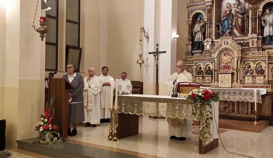 Celebrazione Eucaristica nella casa di Padre Luigi - Udine