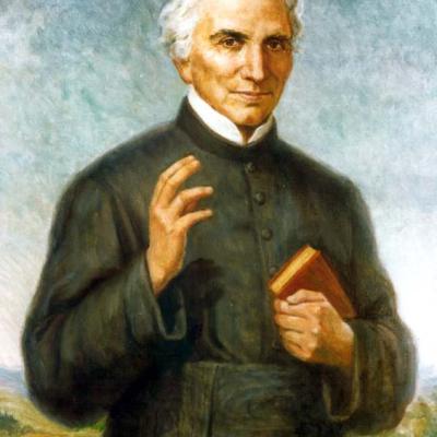 Ritratto di Padre Luigi della pittrice goriziana Emma Galli. Si trova presso la casa generale di Roma.