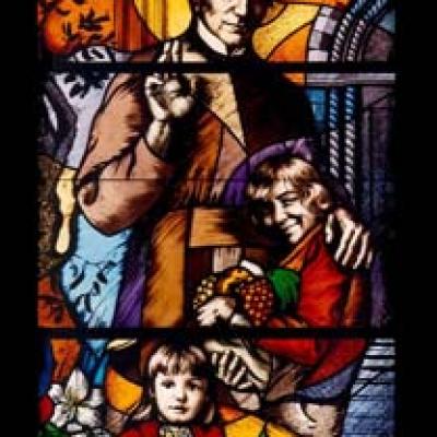 Particolare del trittico di Perko Visnar. 