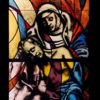 Particolare del trittico di Perko Visnar. 